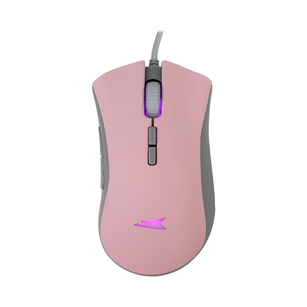 Baracuda LOBSTER RGB | Bekabelde Gaming Muis | USB-A | 6400 DPI | Roze - Matmuis - Matmuis